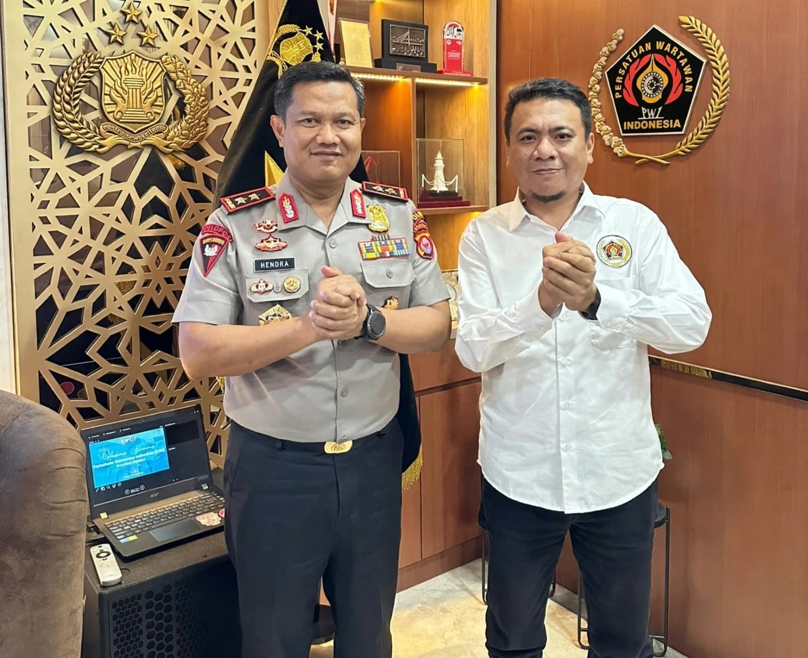 Polda Banten dan PWI Banten Tingkatkan Sinergi Jaga Kondusifitas