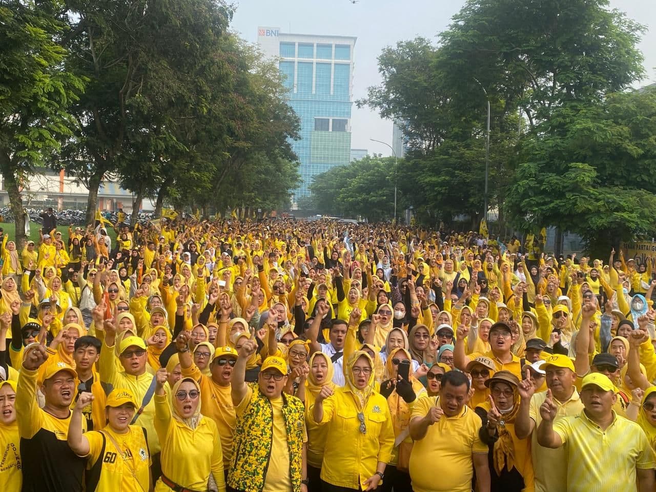 Rayakan Hari Jadi ke-60, Golkar Tangsel Ikut Pecahkan Rekor MURI